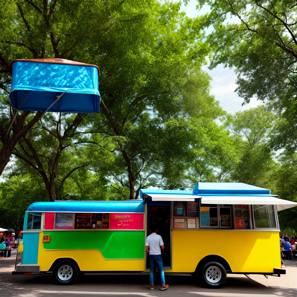 food truck parque verde fairy lights