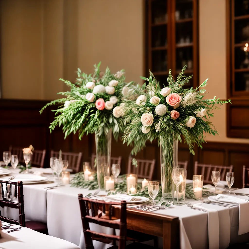 mesa casamento elegante flores velas vinhos