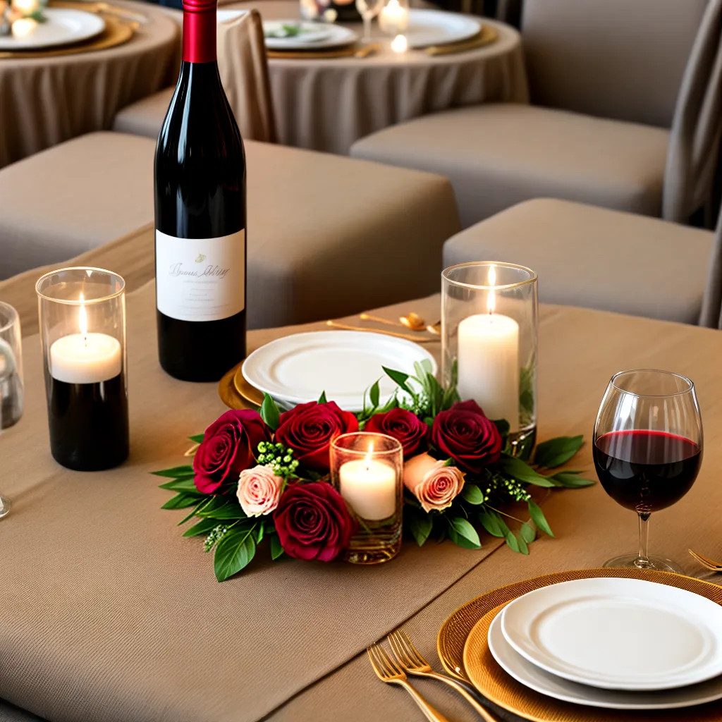 mesa casamento vinhos flores velas 1