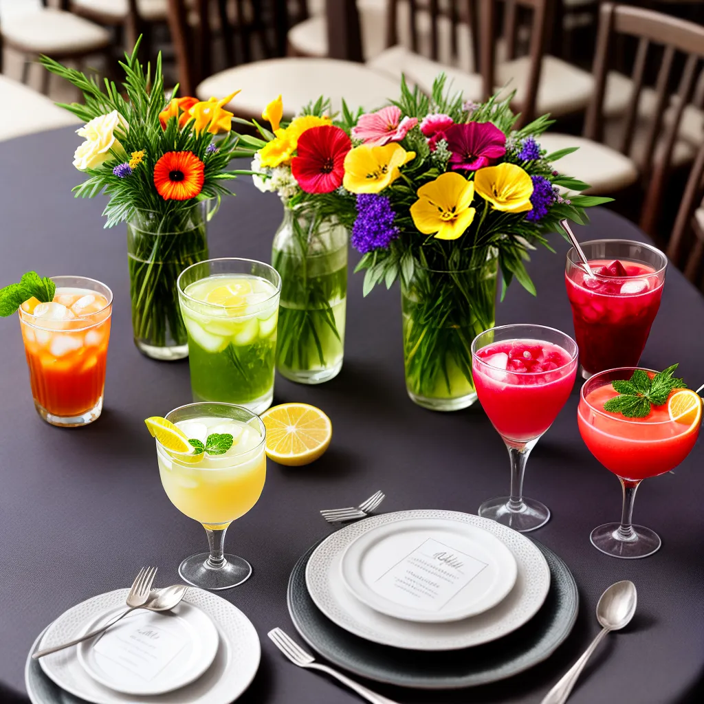 mesa casamento coqueteis garnish tematico