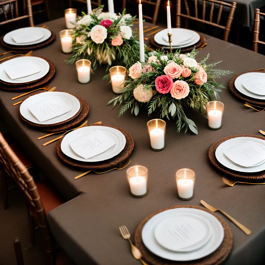 mesa casamento romantico luzes flores mesa casamento romantico luzes flores