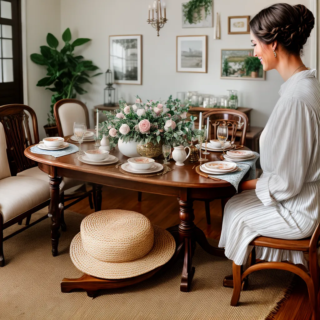 cha romantico decoracao filmes vintage
