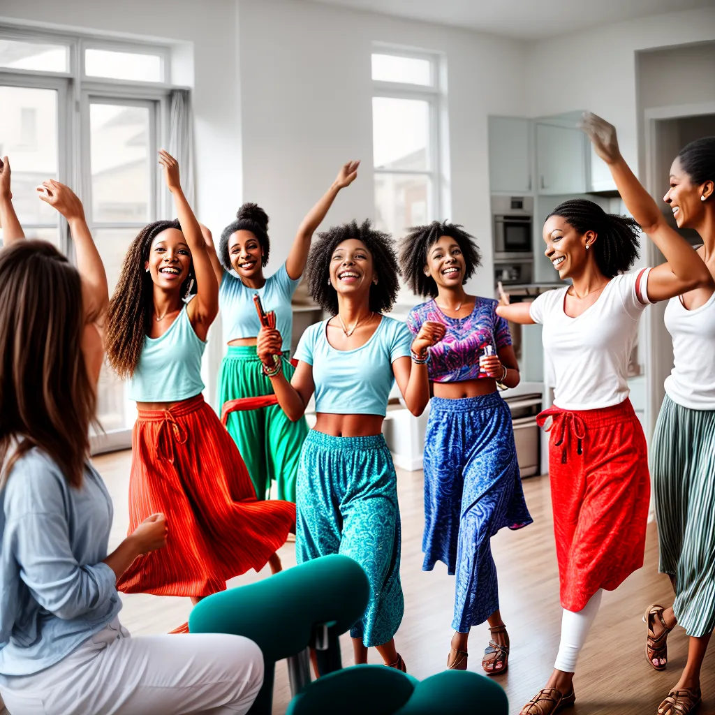 mulheres danca alegria cozinha casamento