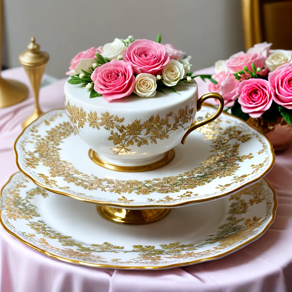 decoracao cha de panela mesa floral