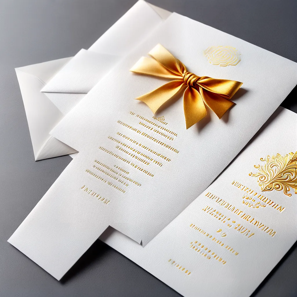 convite casamento minimalista branco ouro