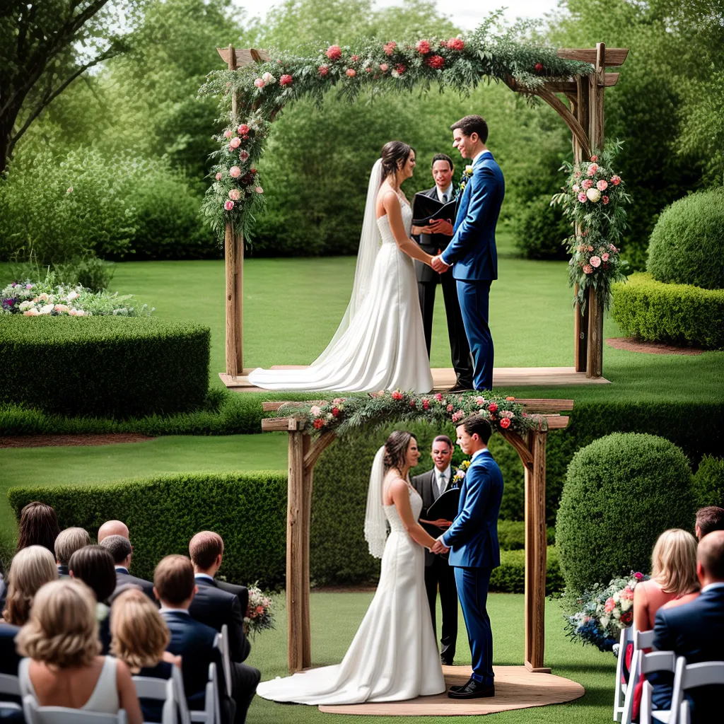 casamento jardim rustico luzes arco