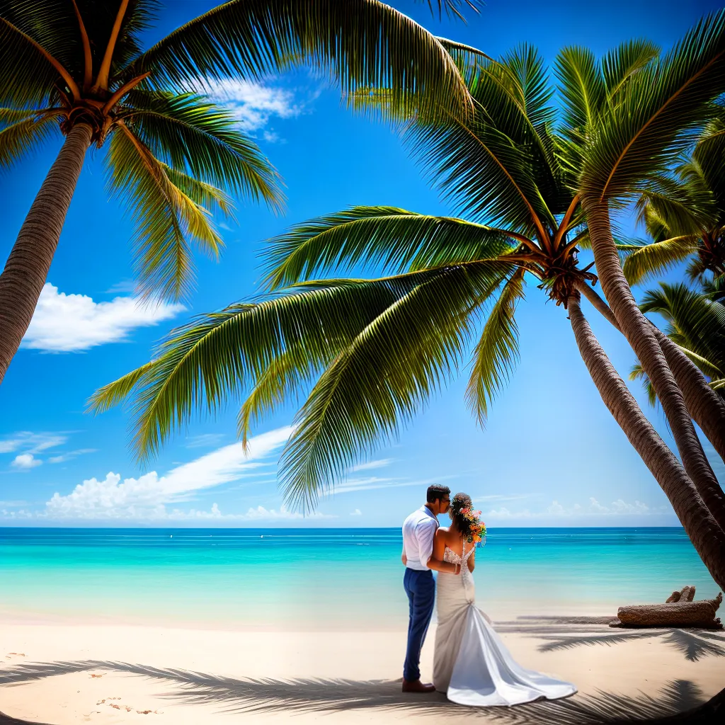 casamento praia tropical arco floral