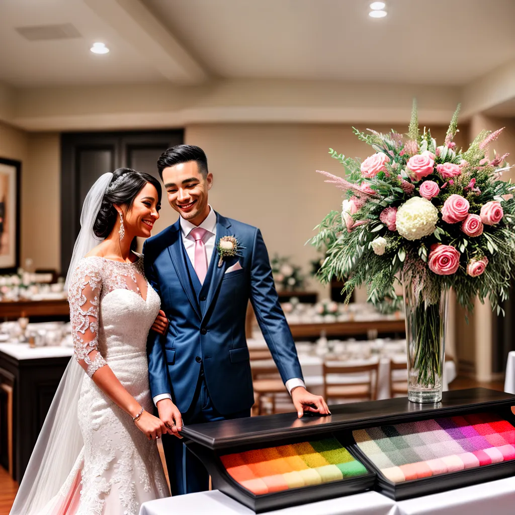 casamento noivos paleta cores