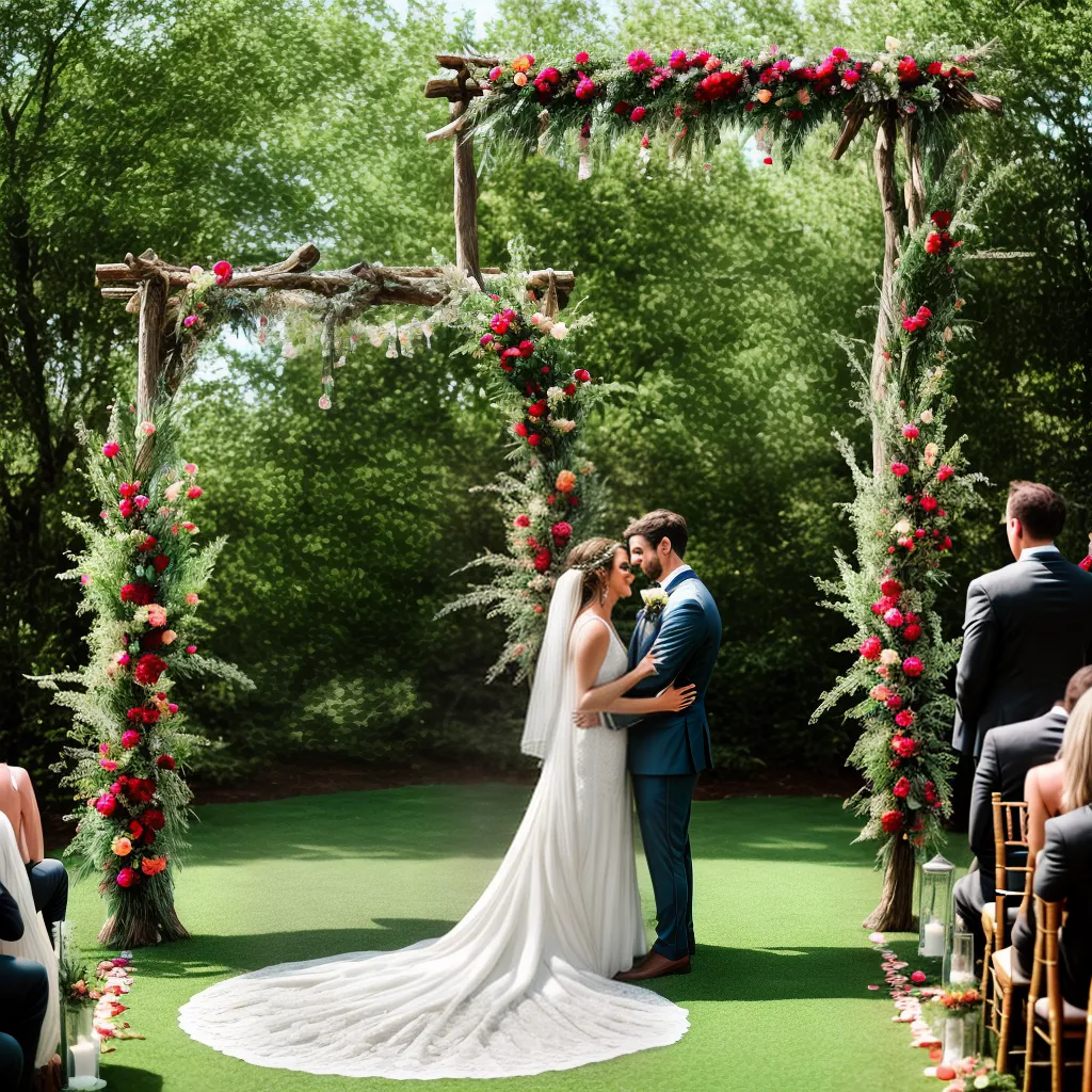 casamento boho cerimonia ar livre