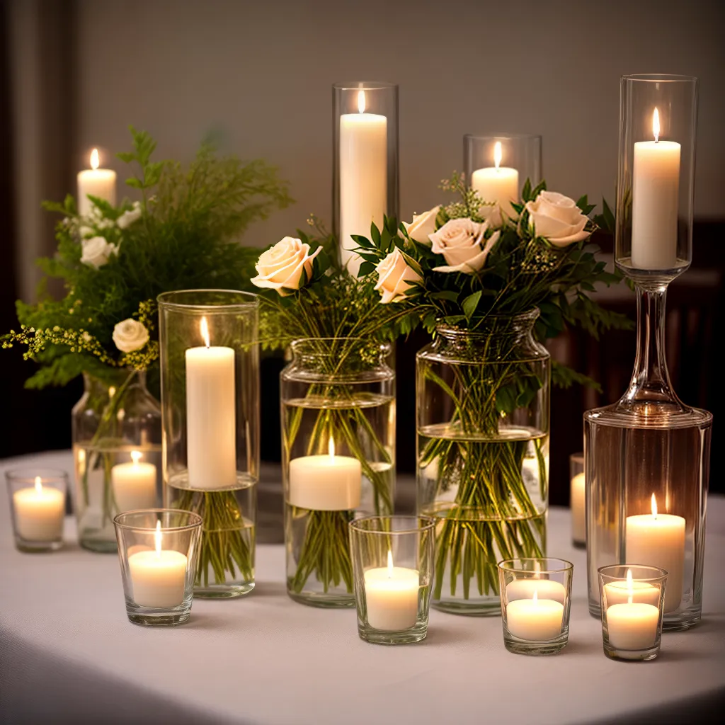 sala iluminada velas casamento romance