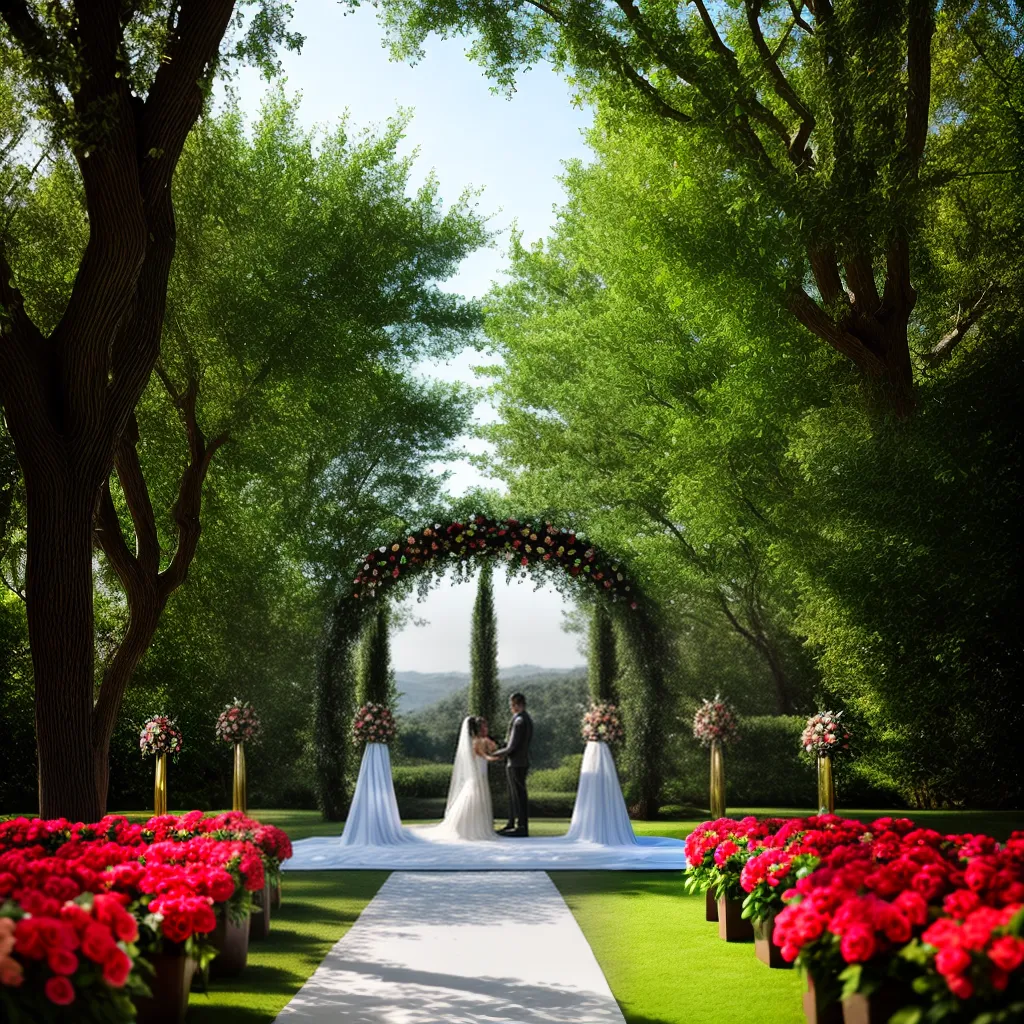 casamento ao ar livre jardim arco floral