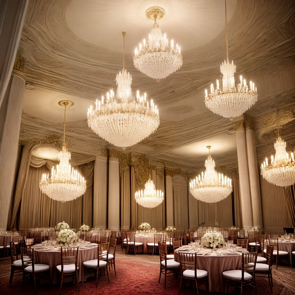 casamento luxuoso flores cristais ouro