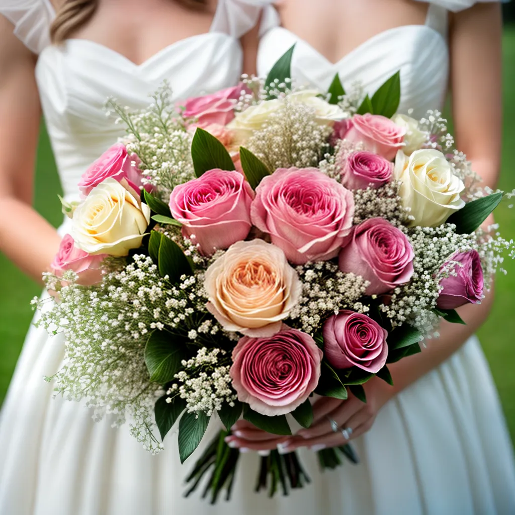 buque flores pastel romantico casamento