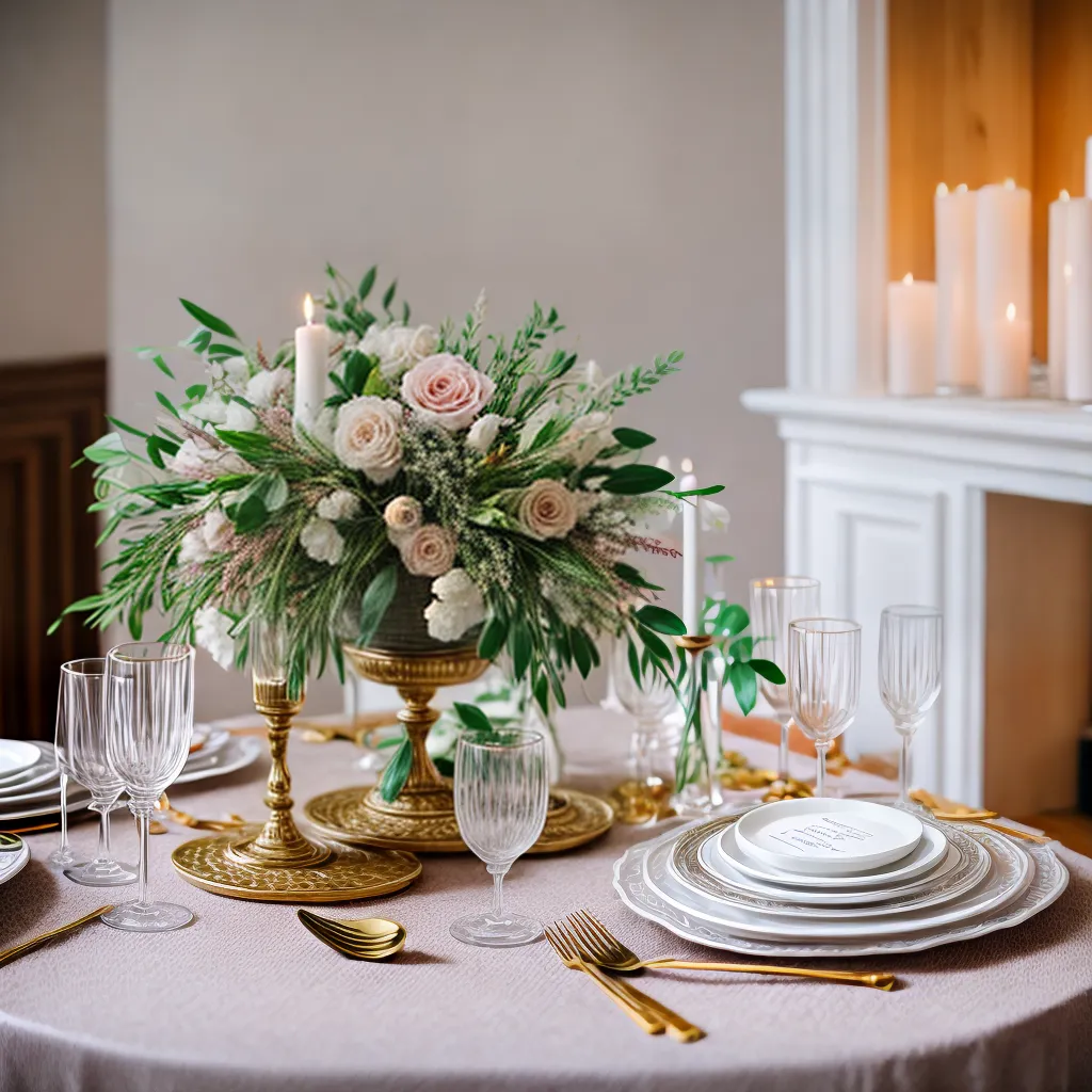casamento elegante mesa bolo flores
