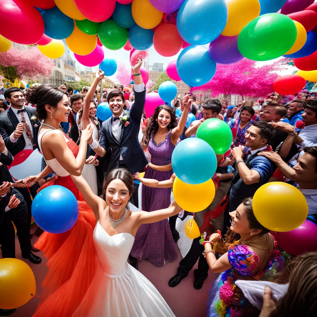 baloes casamento decoracao divertida