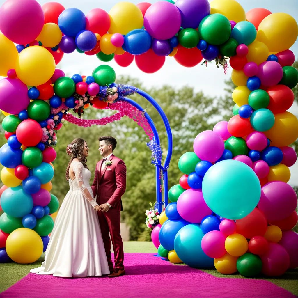 decoracao casamento baloes inovadora