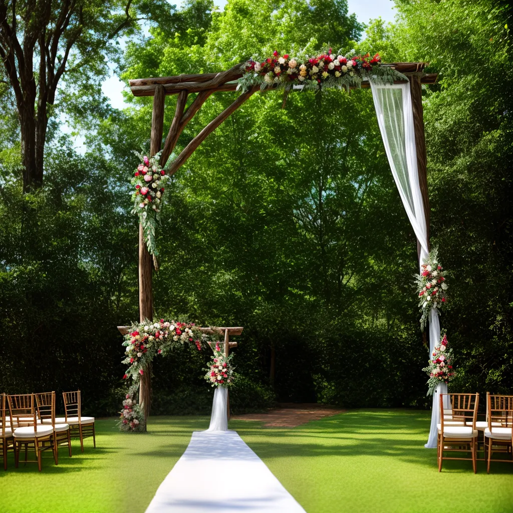 casamento ao ar livre arco flores rustico