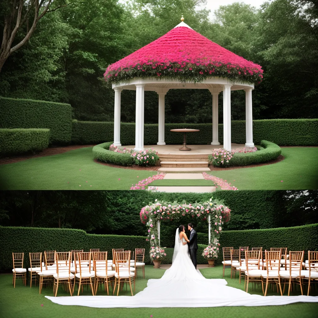 jardim encantado gazebo flores casamento