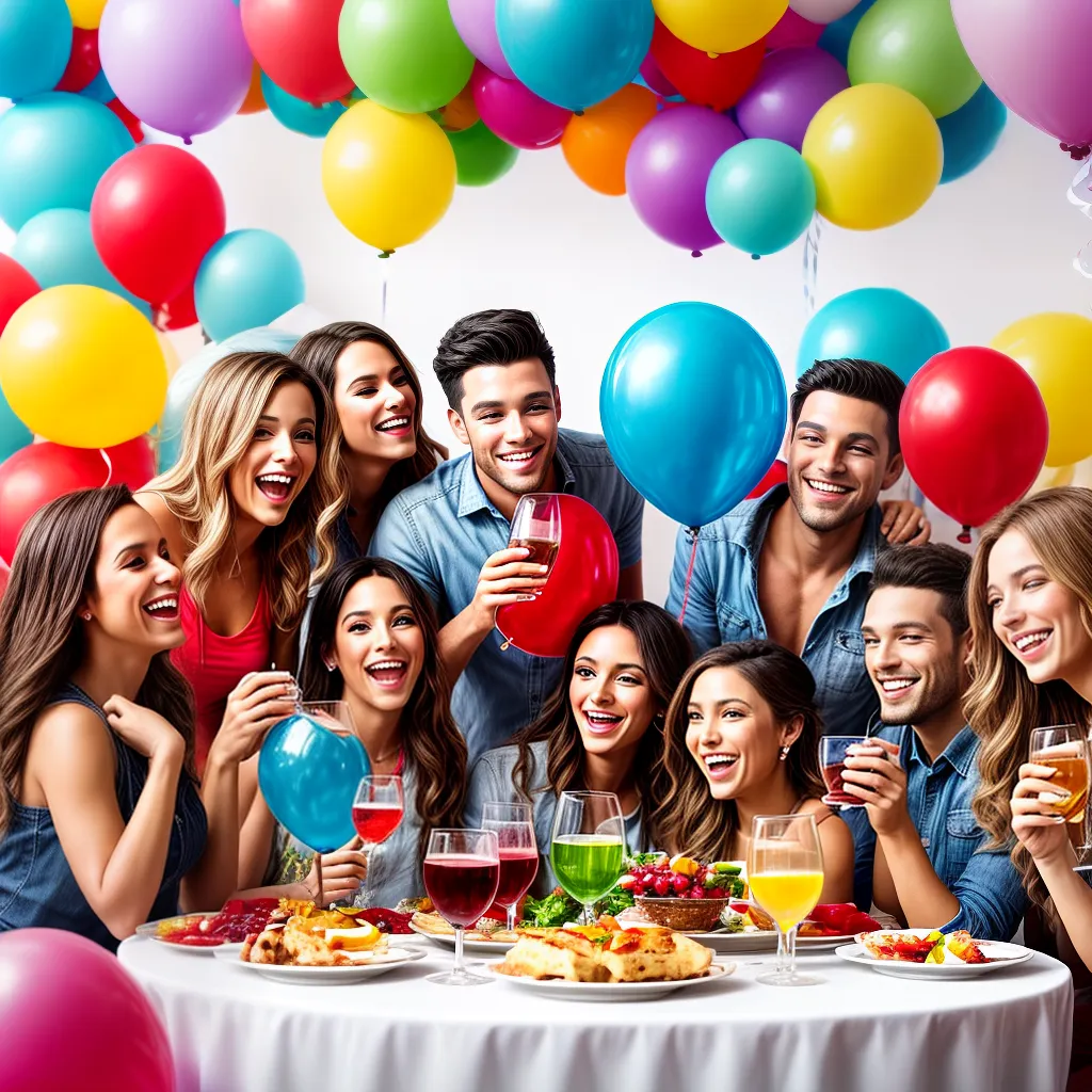 amigos mesa decoracao brinde despedida solteiro