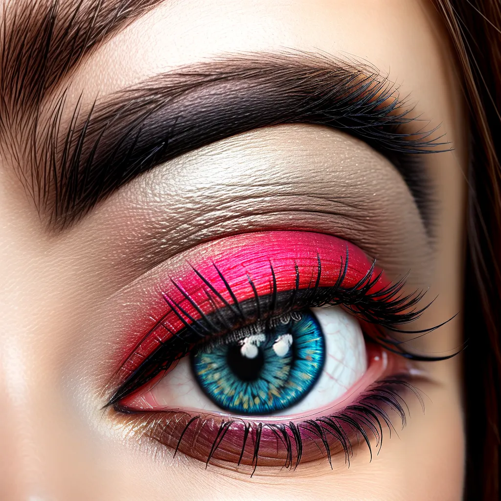 maquiagem olhos coloridos inspiracao