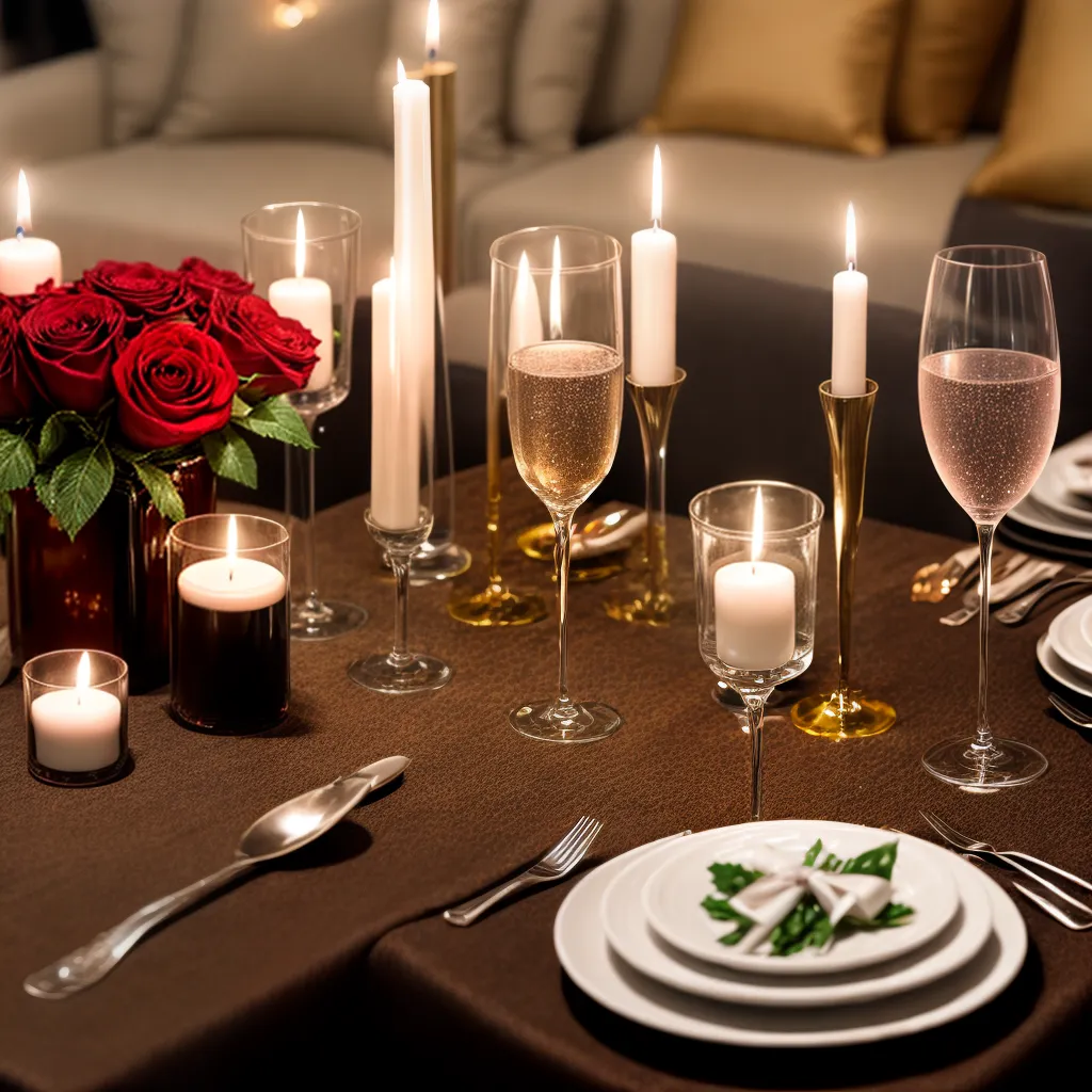 jantar velas pedidos casamento