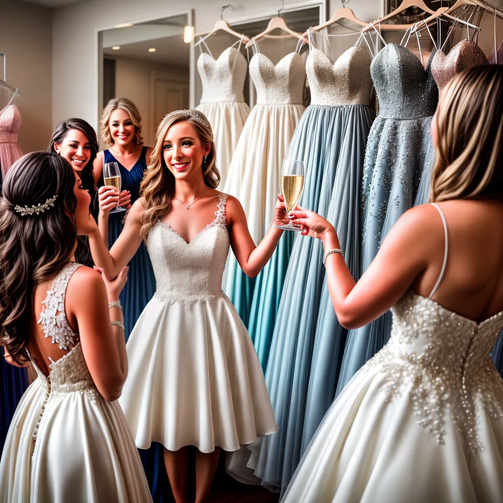 noiva sorriso vestidos champagne familia