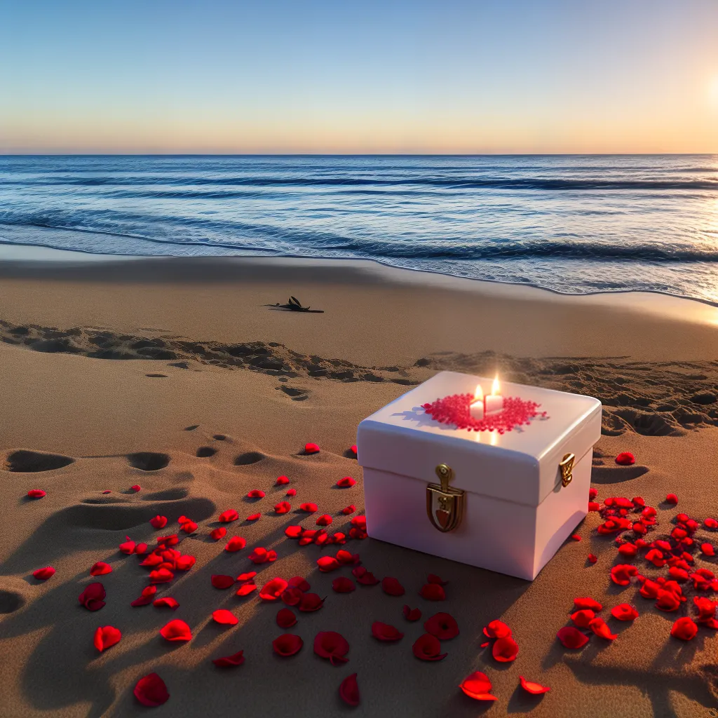 pedido casamento praia por do sol 14