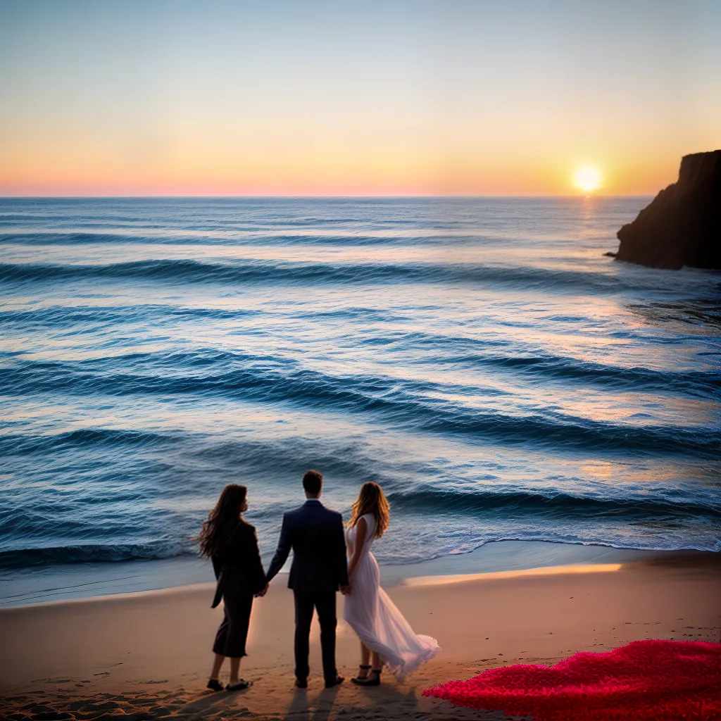 pedido casamento praia por do sol 16
