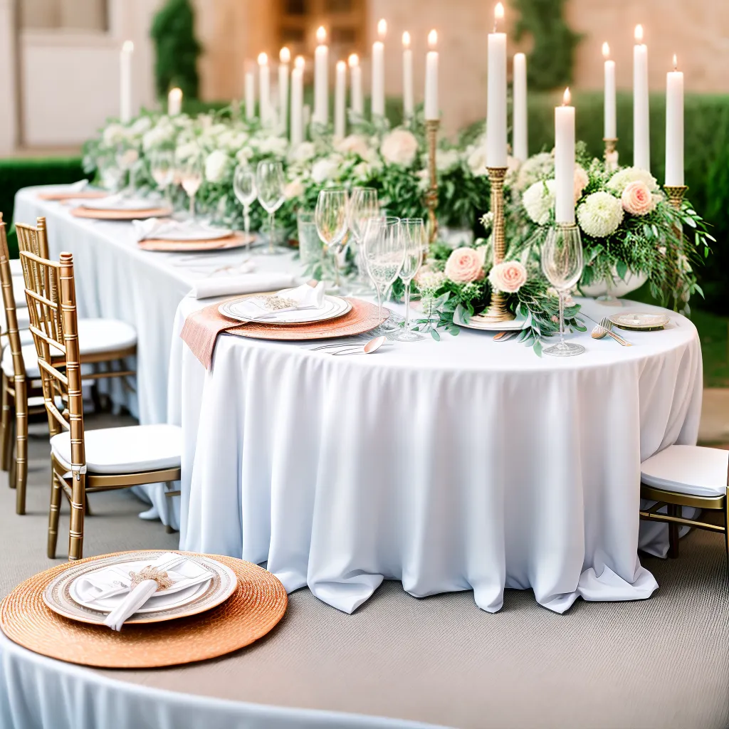 mesa casamento decorada floral elegante