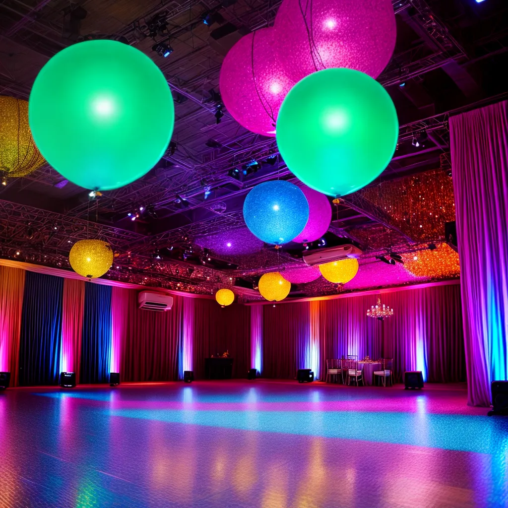 pista danca casamento luzes flores 1