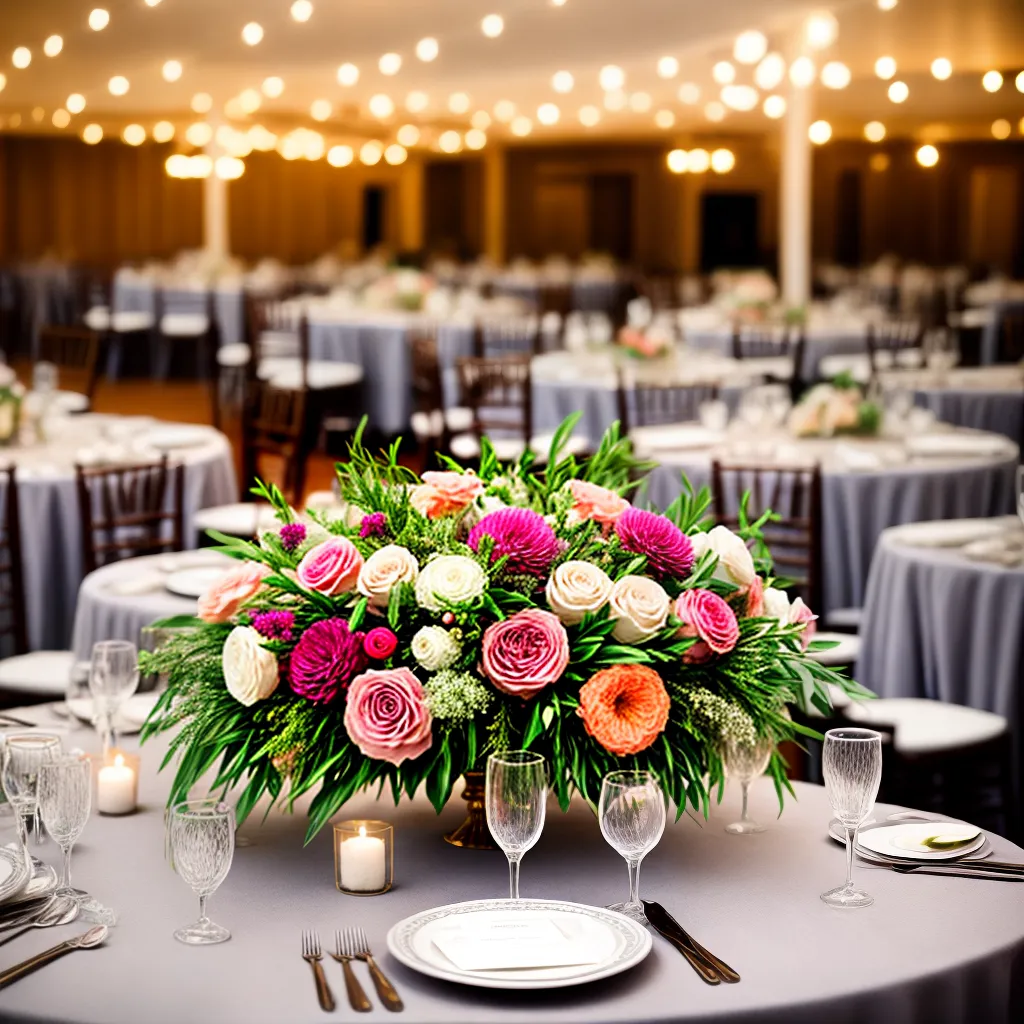 casamento decoracao economica mesa floral