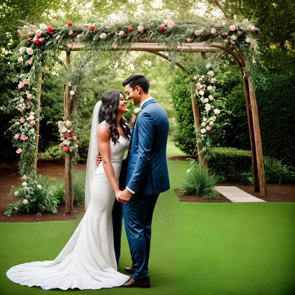 casamento jardim arco flores luzes 2