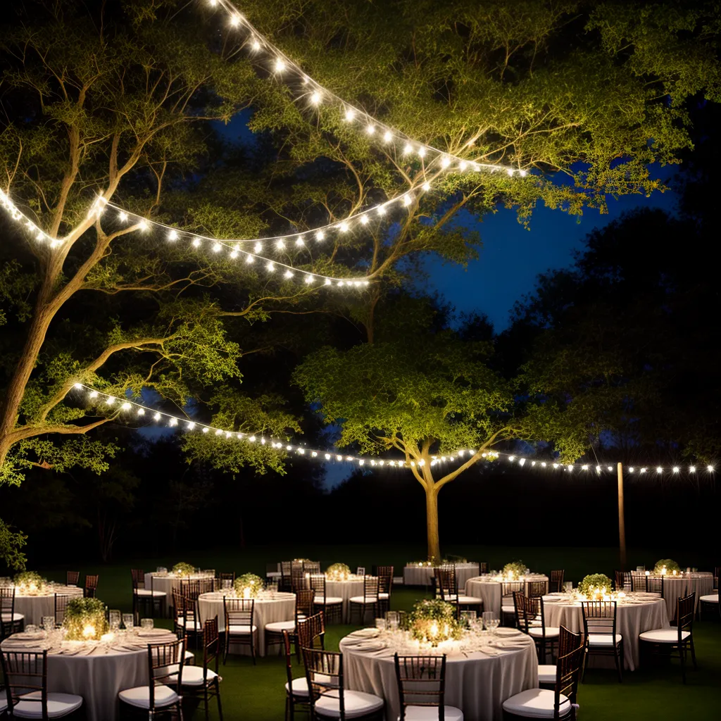 casamento ao ar livre luzes romantico 1 casamento ao ar livre luzes romantico 1
