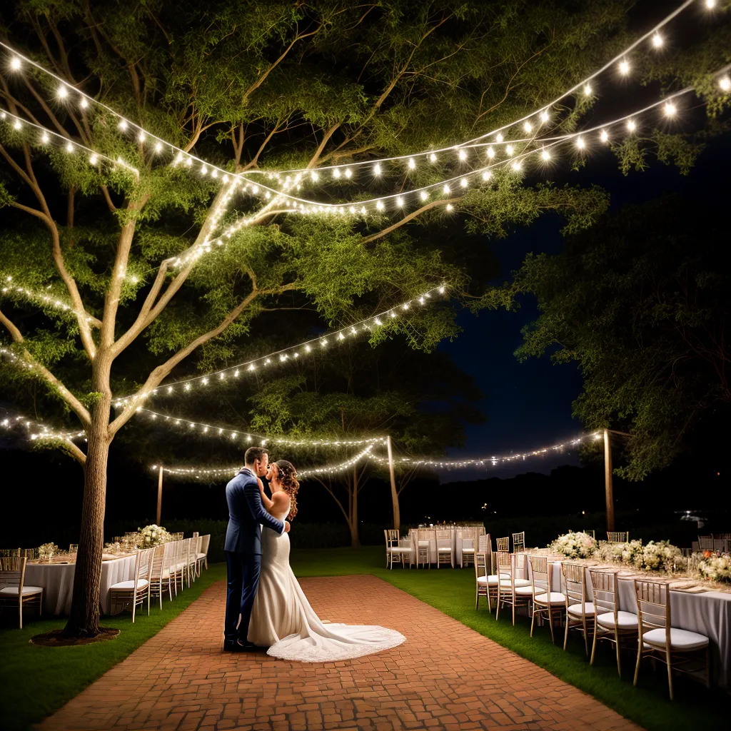 casamento ao ar livre luzes romantico 2 casamento ao ar livre luzes romantico 2