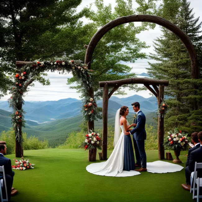 casamento ao ar livre montanha arco rustico casamento ao ar livre montanha arco rustico