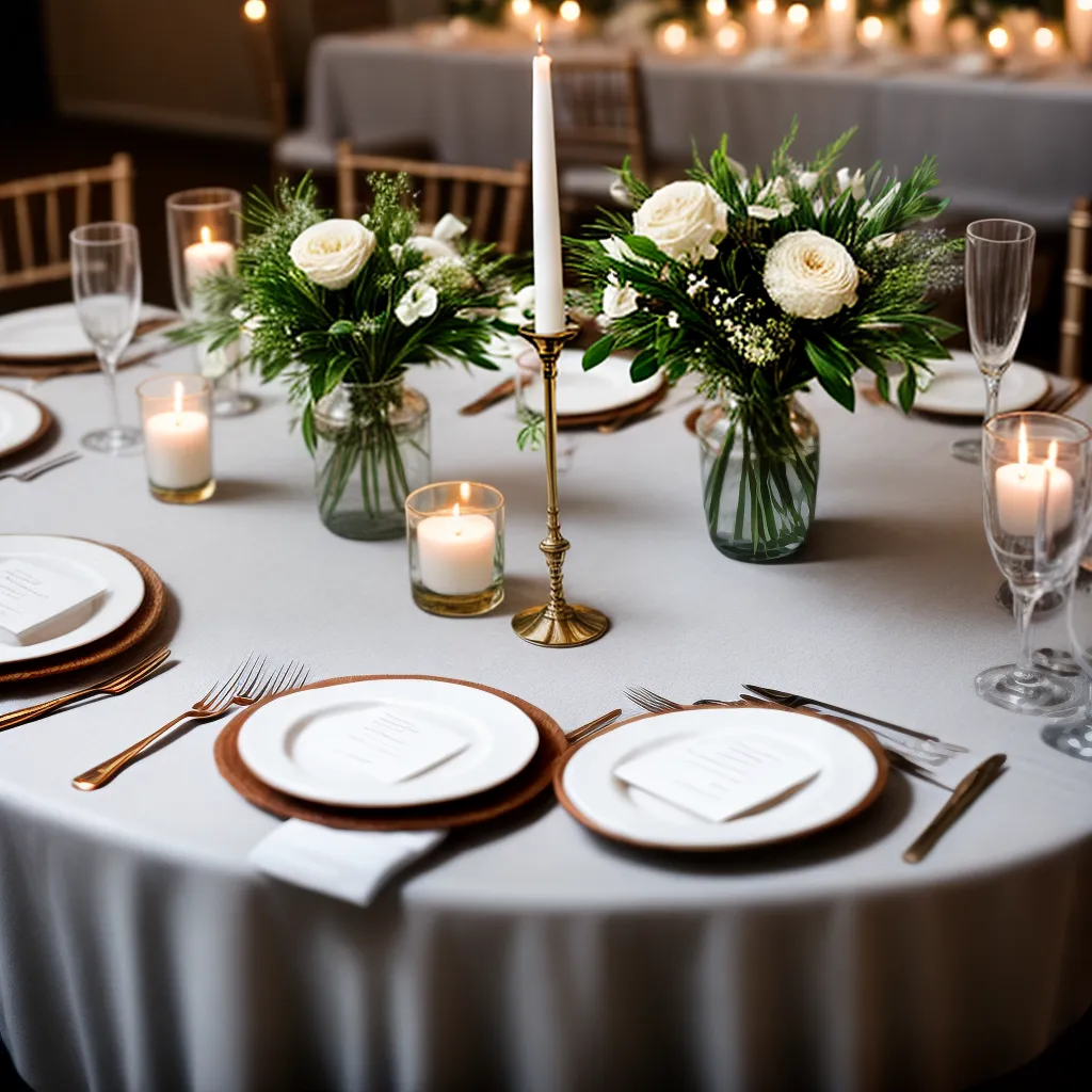 mesa minimalista casamento linhas brancas