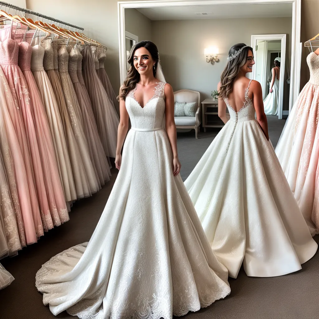noiva vestido branco espelho felicidade