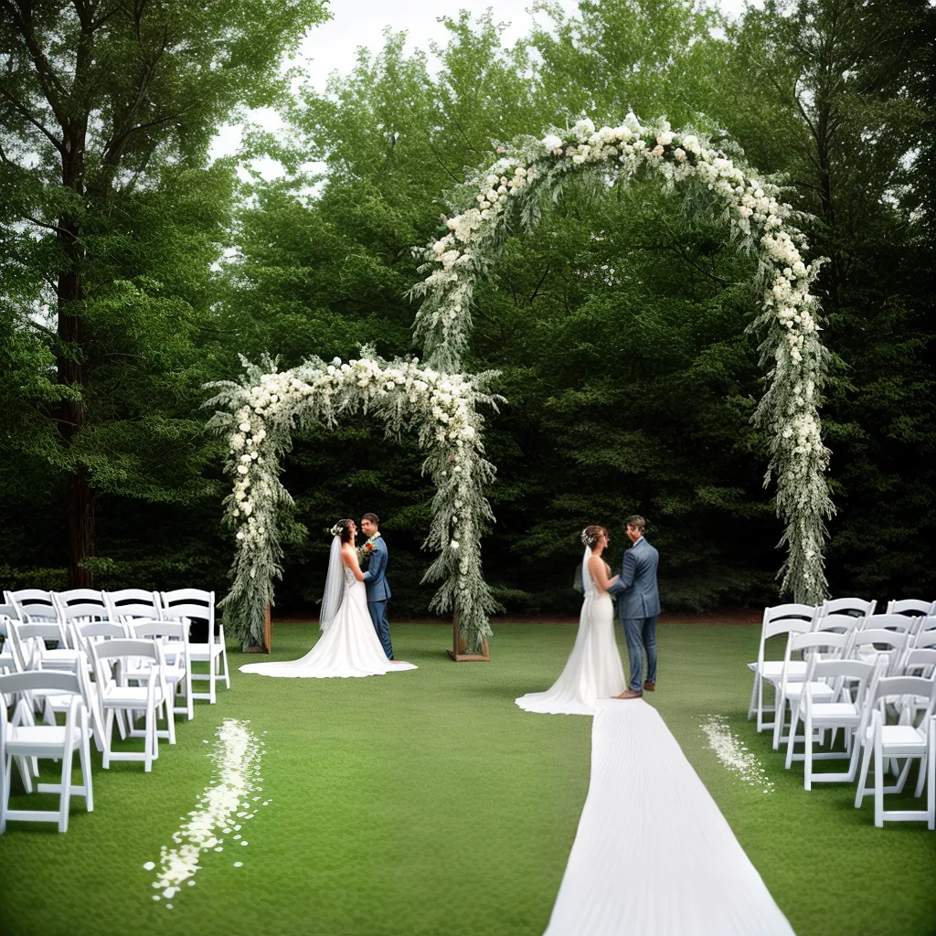 casamento ao ar livre arco rustico 1