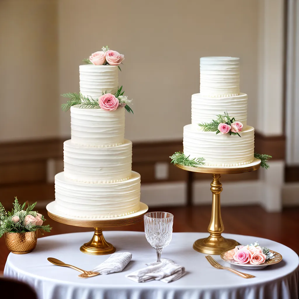 bolo casamento tres andares elegante
