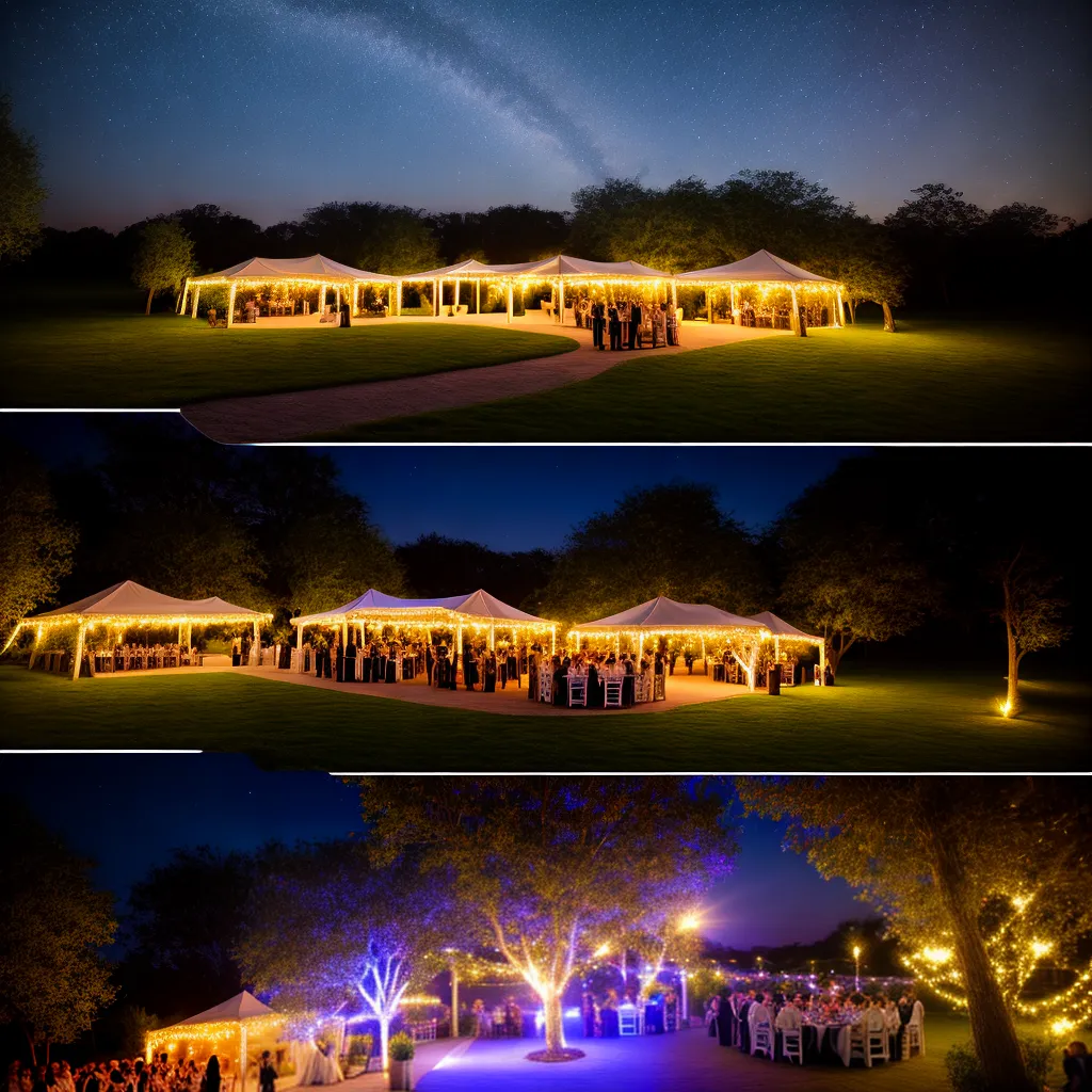 casamento ao ar livre luzes flores danca 3