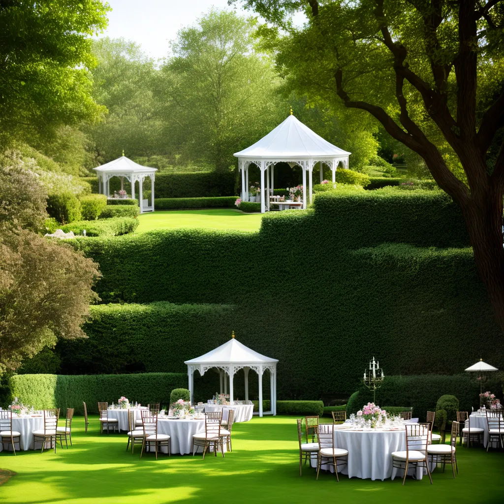 jardim flores gazebo luzes cha