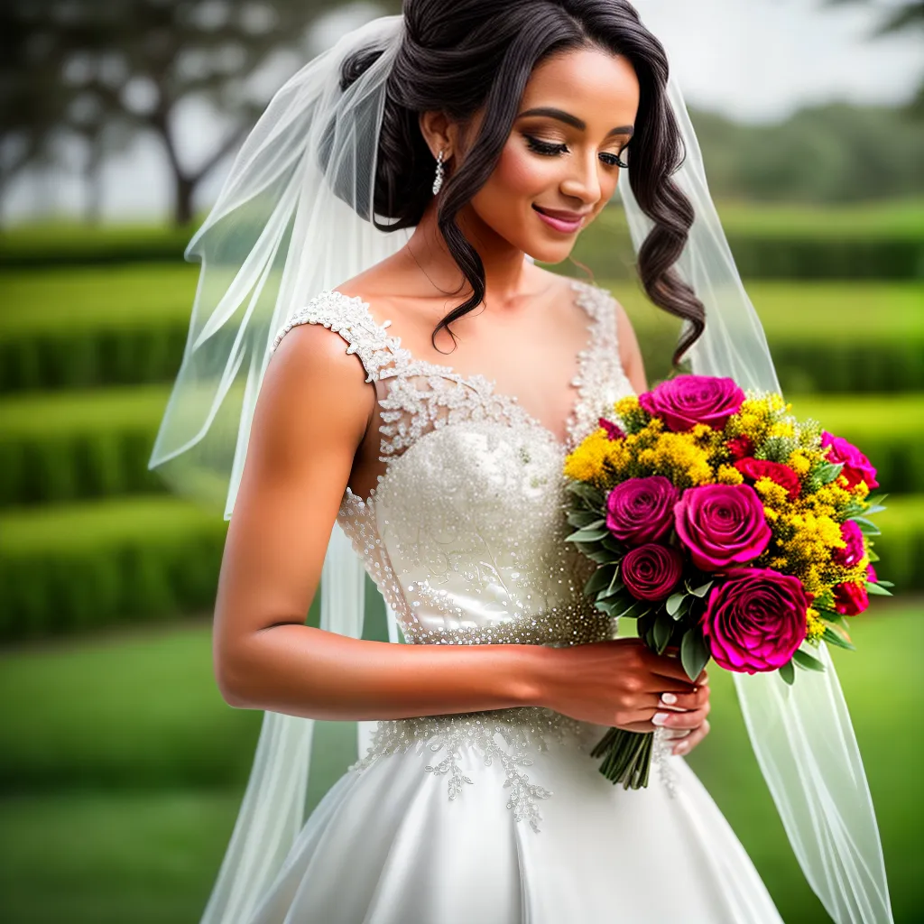 noiva buque flores amor casamento