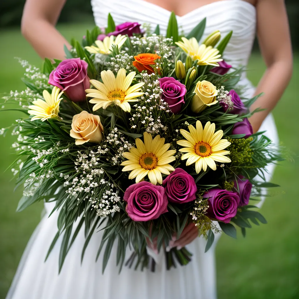 bouquet flores vibrantes casamento 2