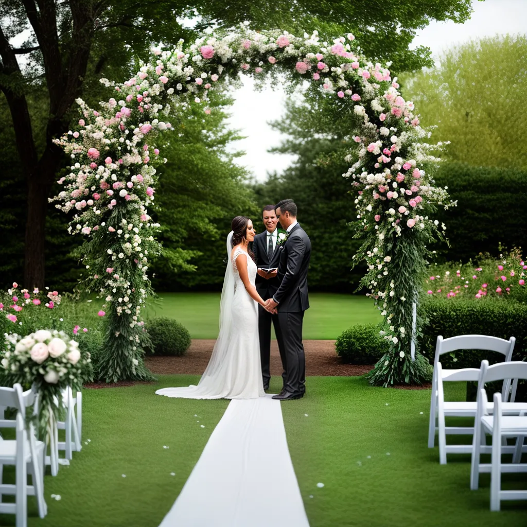 casamento ar livre gazebo flores