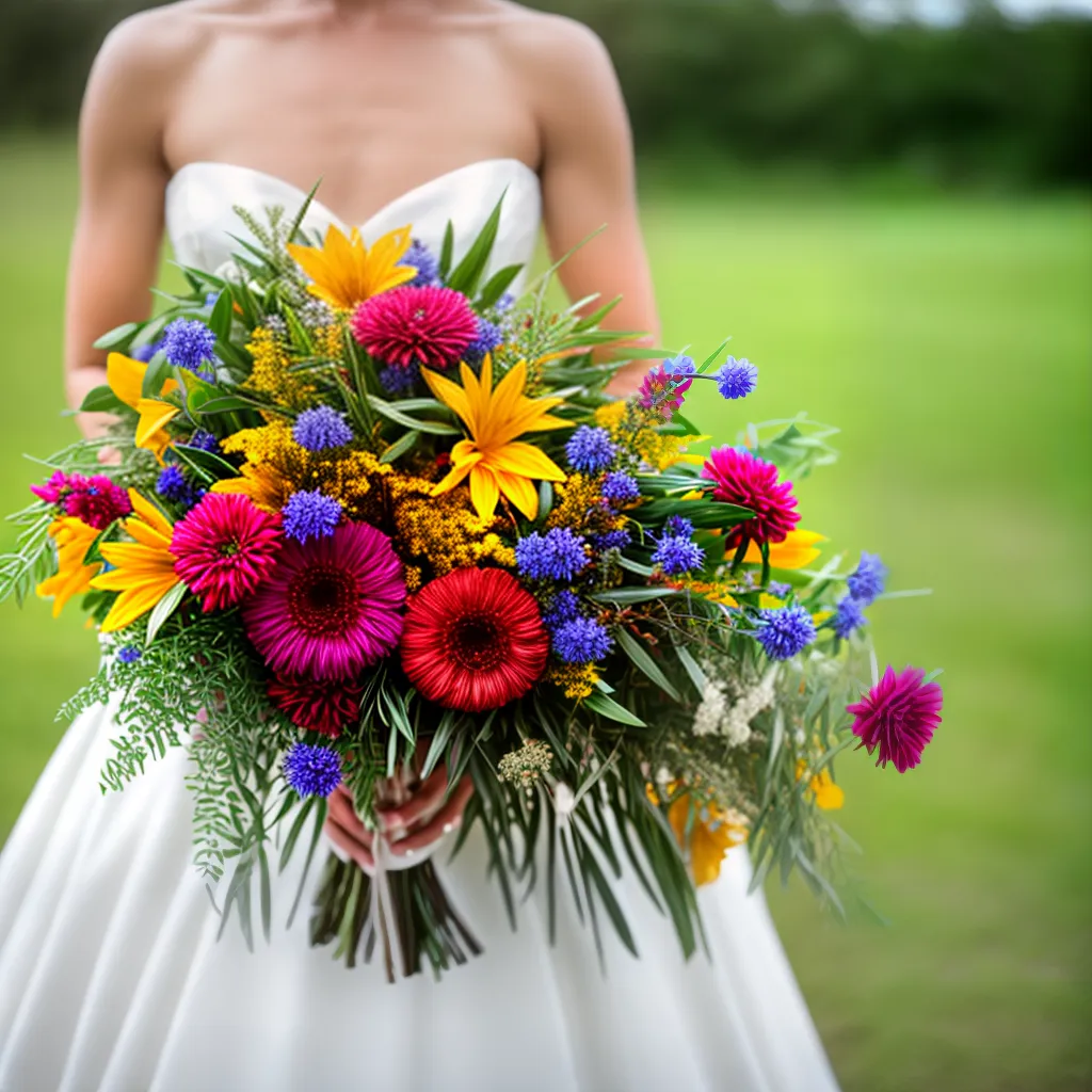 buque flores nativas casamento boho