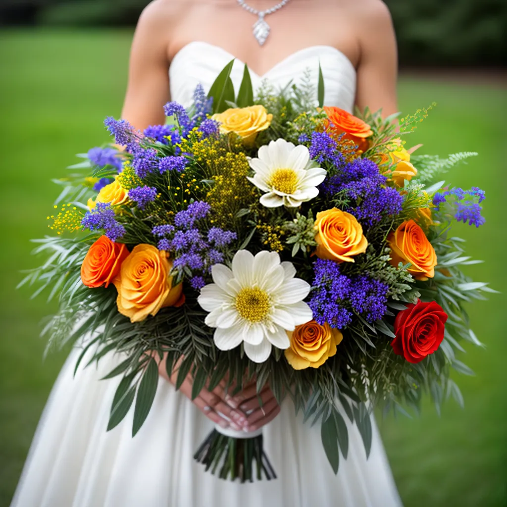 buque flores nativas casamento elegante