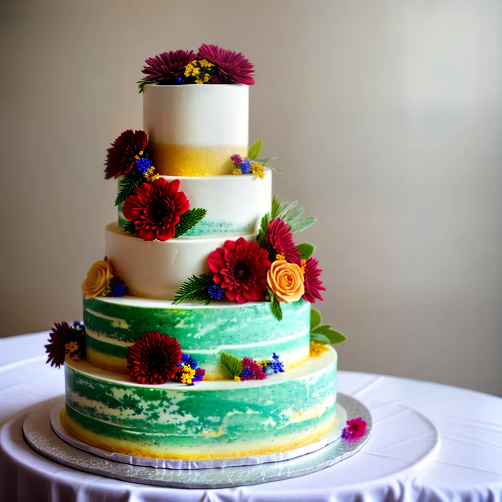 bolo casamento flores comestiveis 1