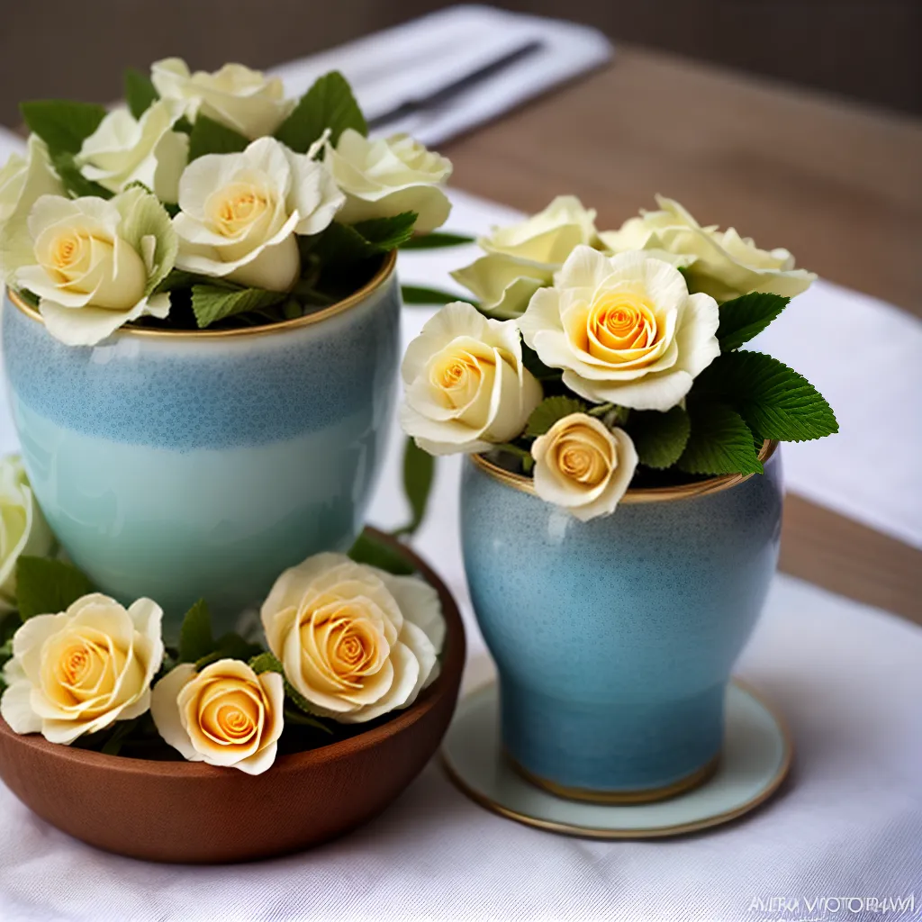 arranjo flores vaso vidro velas