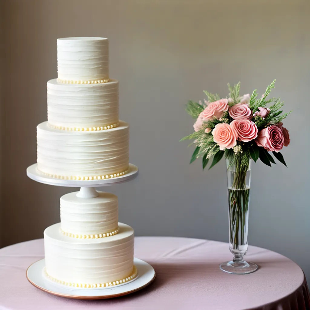 bolo casamento tres andares flores acucar 1