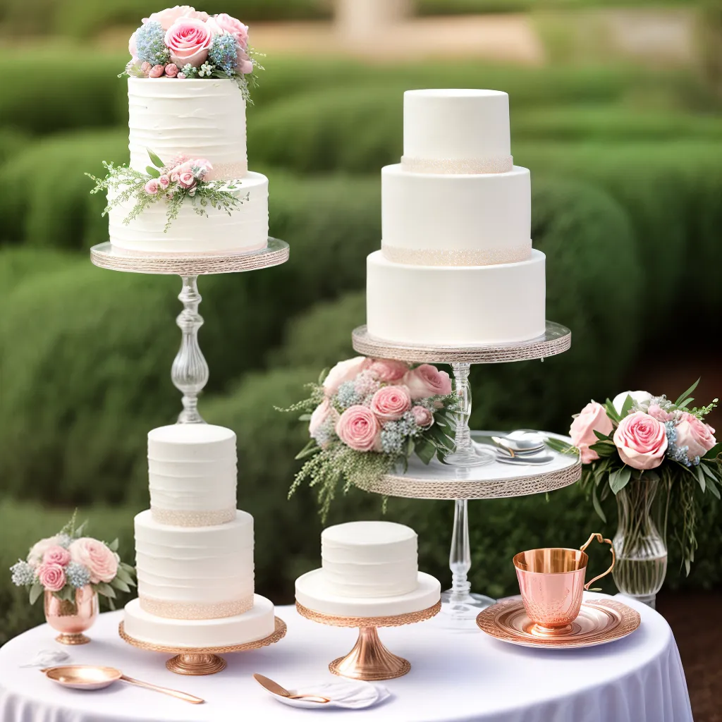 bolo casamento tres andares flores acucar 2